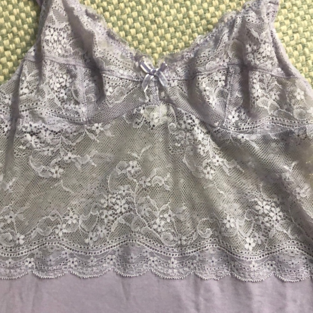 Blush Lingerie Lavender Lace Slip Small - EUC/GUC